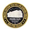Image 1 : .999 Silver Club Sparks, Nevada $10 Casino Limited Edition Gaming Token