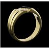 Image 4 : 14KT Yellow Gold 0.15 ctw Diamond Ring