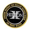 Image 1 : .999 Silver Hilton Las Vegas, Nevada $10 Casino Limited Edition Gaming Token