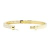 Image 3 : 14KT Yellow Gold 3.40 ctw Diamond Bangle Bracelet