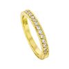 Image 4 : 14K Yellow Gold 0.18 ctw Brilliant Round Diamond Ring