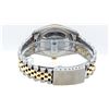 Image 5 : Rolex Mens 36mm Two Tone Yellow Gold Blue Vignette Diamond DateJust Wristwatch
