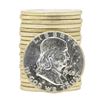 Image 1 : Roll of (20) 1963 Brilliant Uncirculated Franklin Half Dollar Silver Coins