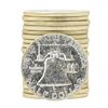 Image 2 : Roll of (20) 1963 Brilliant Uncirculated Franklin Half Dollar Silver Coins