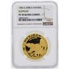 Image 1 : 1996 South Africa Natura Elephant 1 oz Gold Coin NGC PF70 Ultra Cameo