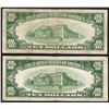 Image 2 : Lot of (2) 1934D $10 Silver Certificate Notes