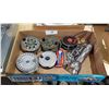 Image 1 : BOX LOT MISC FISHING REELS, WRENCHES ETC.