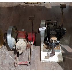 TWO ANTIQUE PUMPS
