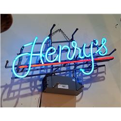 HENRY'S NEON SIGN