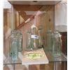 Image 1 : SHELF LOT ANTIQUE BOTTLES & BOOK