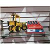 Image 1 : VINTAGE TONKA FORKLIFT & TIN ADDING MACHINE