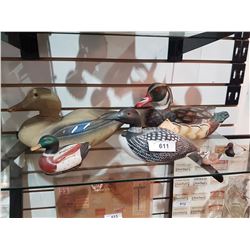 LOT OF 6 DUCK DECOYS