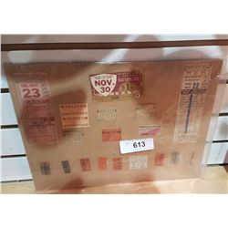 COLLECTION OF 1940'S VANCOUVER BUS PASSES