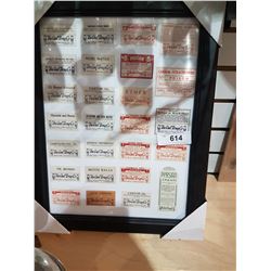 FRAMED NOS DRUG STORE LABELS