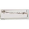 Image 1 : 34) STERLING SILVER CUBIC ZIRCONIA BRACELET