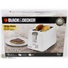Image 1 : BLACK & DECKER 2 SLICE TOASTER WITH WIDE SLOTS FOR