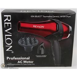 REVLON IONSELECT TOURMALINE CERAMIC 1875W DRYER