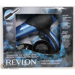 REVLON TOURMALINE ION SELECT DRYER 1875W