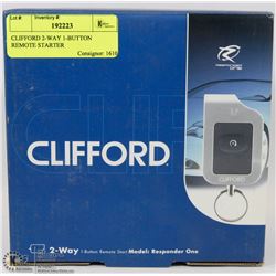 CLIFFORD 2 WAY 1 BUTTON REMOTE STARTER