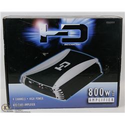 HD BY SCOSCHE 4 CHANNEL A/B CLASS AMPLIFIER