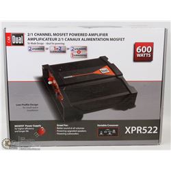 CAR DUAL 2/1 CHANNEL MOSFET POWERED AMPLIFIER