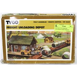 VINTAGE TYCO FREIGHT UNLOADING DEPOT REMOTE