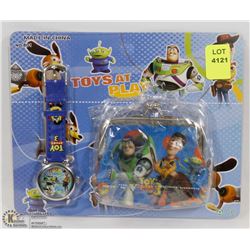 NEW KIDS WATCH AND WALLET SET