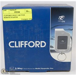 CLIFFORD 2 WAY 1 BUTTON REMOTE STARTER