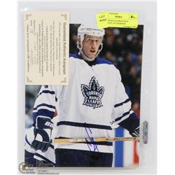 CORY CROSS GUARANTEED AUTHENTIC AUTOGRAPH