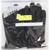 Image 1 : 2 PACK LADIES LEATHER GLOVES LARGE