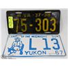 Image 1 : SET OF 2- INCL 1938 LICENSE PLATE WEST VIRGINIA  &