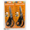 Image 1 : LOT OF 2 FISKARS 4-IN-1 MULTIPURPOSE SCISSORS