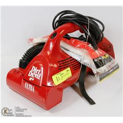 DIRT DEVIL ULTRA PLUS - WITH 3 NEW  BAGS