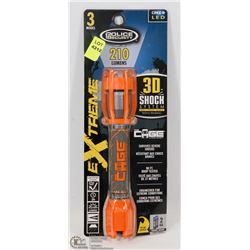 POLICE SECURITY 210 LUMENS EXTREME FLASHLIGHT