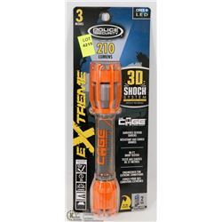 POLICE SECURITY 210 LUMENS EXTREME FLASHLIGHT