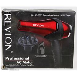 REVLON ION SELECT TOURMALINE CERAMIC 1875 DRYER