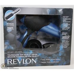REVLON ION SELECT TOURMALINE CERAMIC 1875 DRYER