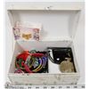 Image 1 : DECORATIVE STORAGE BOX W/NEW WATCH