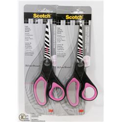 2 SCOTCH 8" MULTIPURPOSE SCISSORS