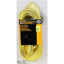 15FT TUNE IT TOW STRAP WITH HOOKS