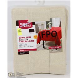 RECTANGLE NEUTRAL TABLECLOTH 60"X84"