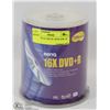 Image 1 : NEW BEN Q CASE OF 100 BLANK +R DVDS