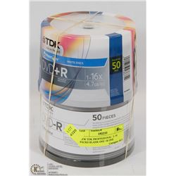 NEW TDK PROFESSIONAL  2- 50 PACKS BLANK ONE +R ONE