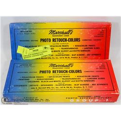 2 BOXES OF MARSHALL'S PHOTO RETOUCH - COLOURS KITS