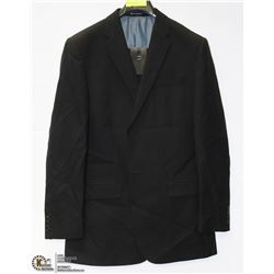 2 PIECE BELLISSIMO BRAND SUIT BLACK PINSTRIPE 42T