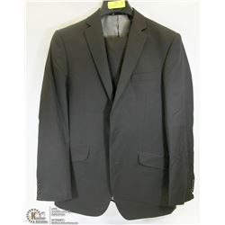 2PC BELLISSIMO BLACK SUIT 40T JACKET 36S PANTS,