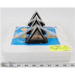 LOT OF 9 CORK LANDSCAPE SCENES UNDER GLASS