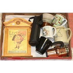 FLAT W/NEW WALL-MOUNT WOOD KEY