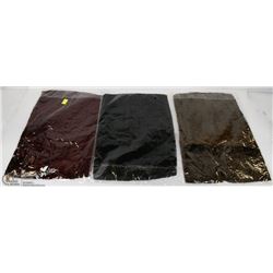 LOT OF THREE WOMENS FASHION SCARVES