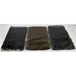 LOT OF THREE WOMENS FASHION SCARVES